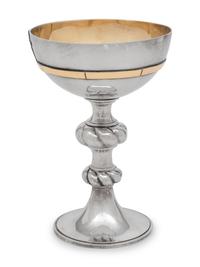 An American Parcel-Gilt Silver Chalice