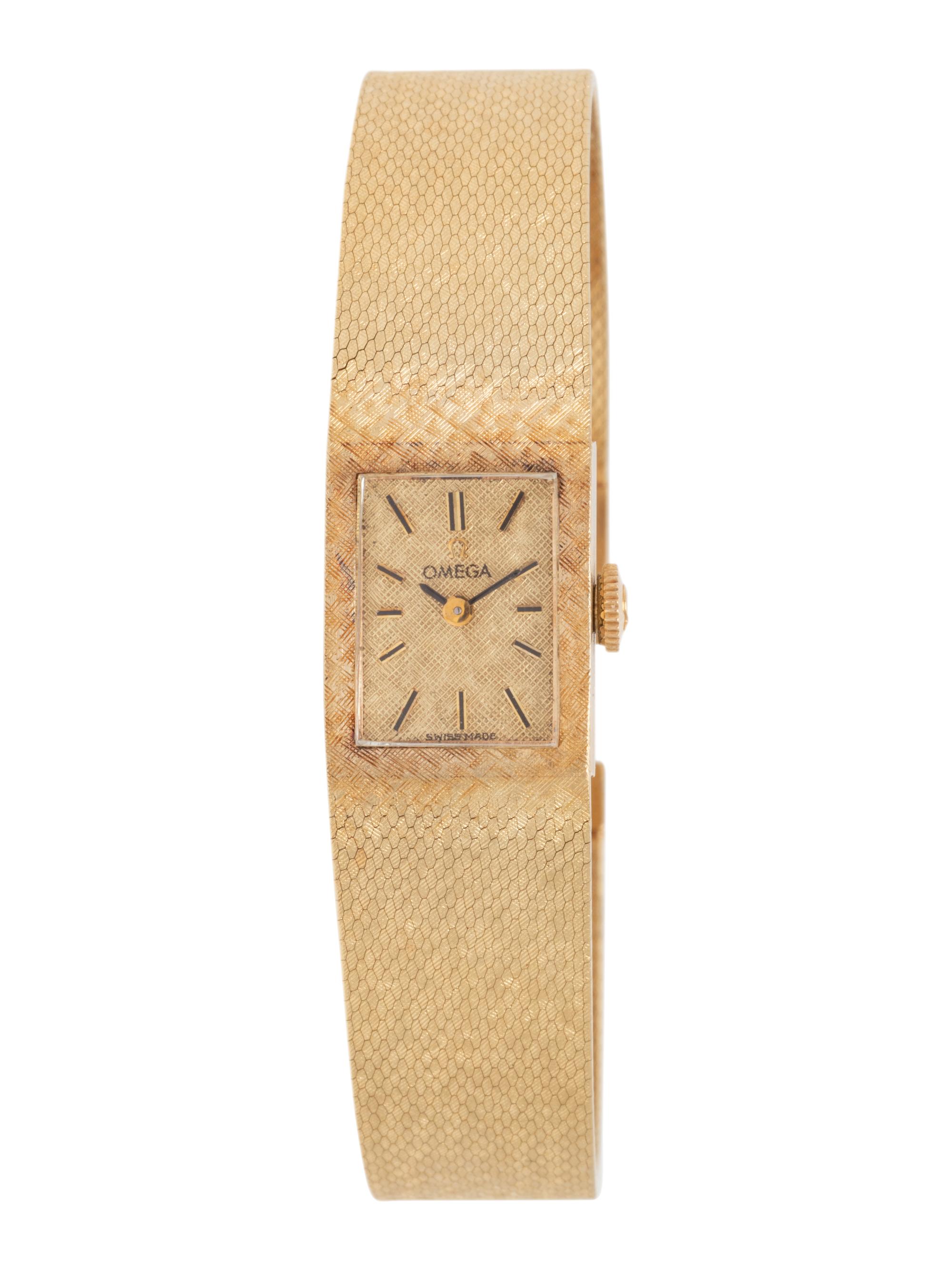 OMEGA, 14K YELLOW GOLD WATCH