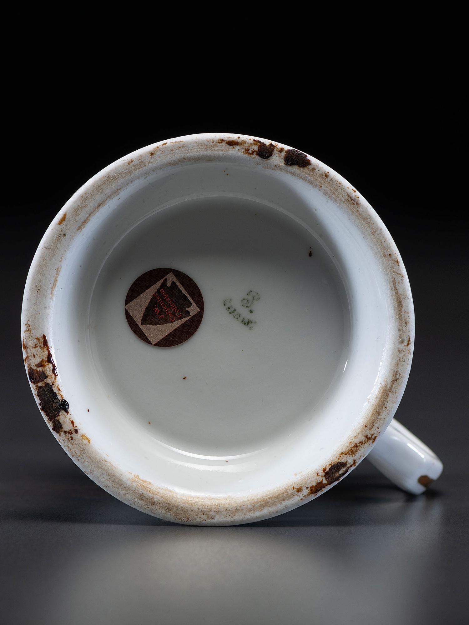 A Dock Worker's Porcelain Occupational Shaving Mug