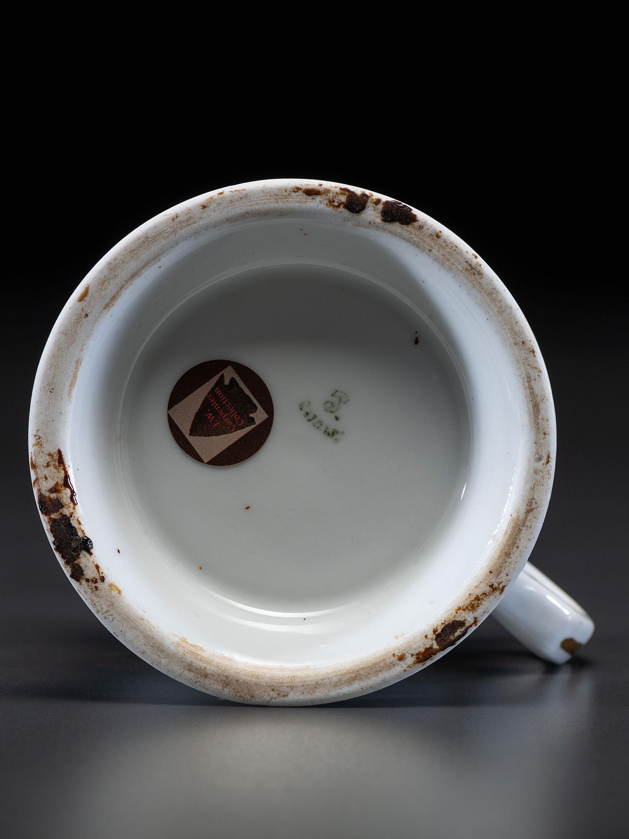 A Dock Worker's Porcelain Occupational Shaving Mug