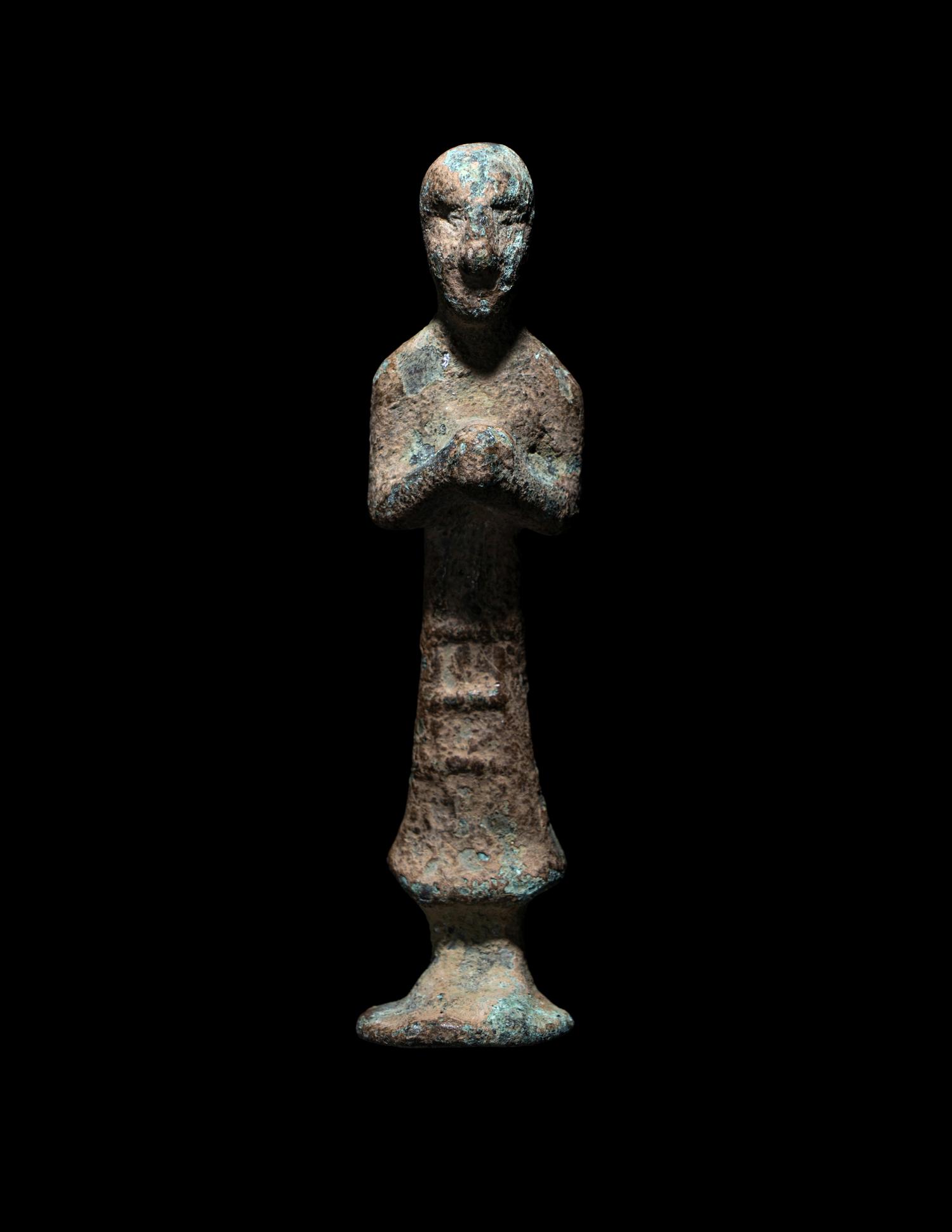 A Sumerian Copper Figure of a Male Worshipper