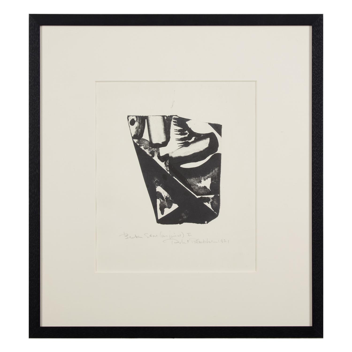 Robert Blackburn (American, 1920-2003) — Untitled (aka Broken Stone I, One Piece ), 1971