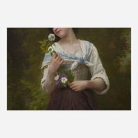 William-Adolphe Bouguereau (French, 1825–1905) La Fleur Préférée (also known as 'L'Odorat')