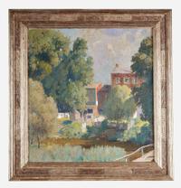 Daniel Garber (American, 1880–1958) Houses - Shannonville