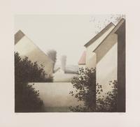 Robert Kipniss, (American, b. 1931), Rooftop Fragments