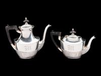 An American Silver Bachelor's Tea and Coffee Pot