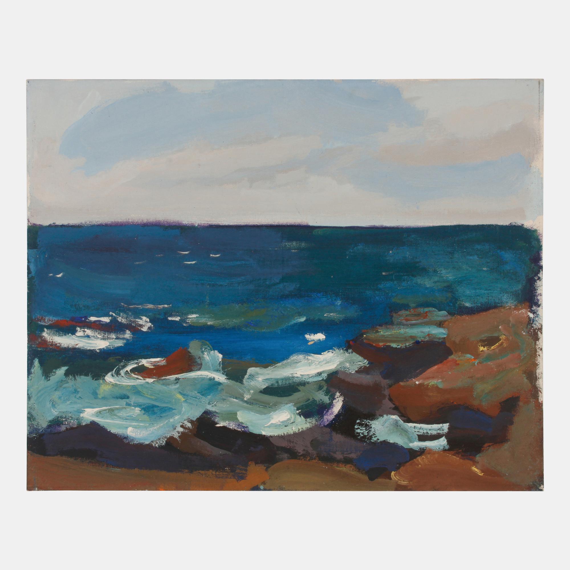 Nine works: Untitled Coastal Scenes