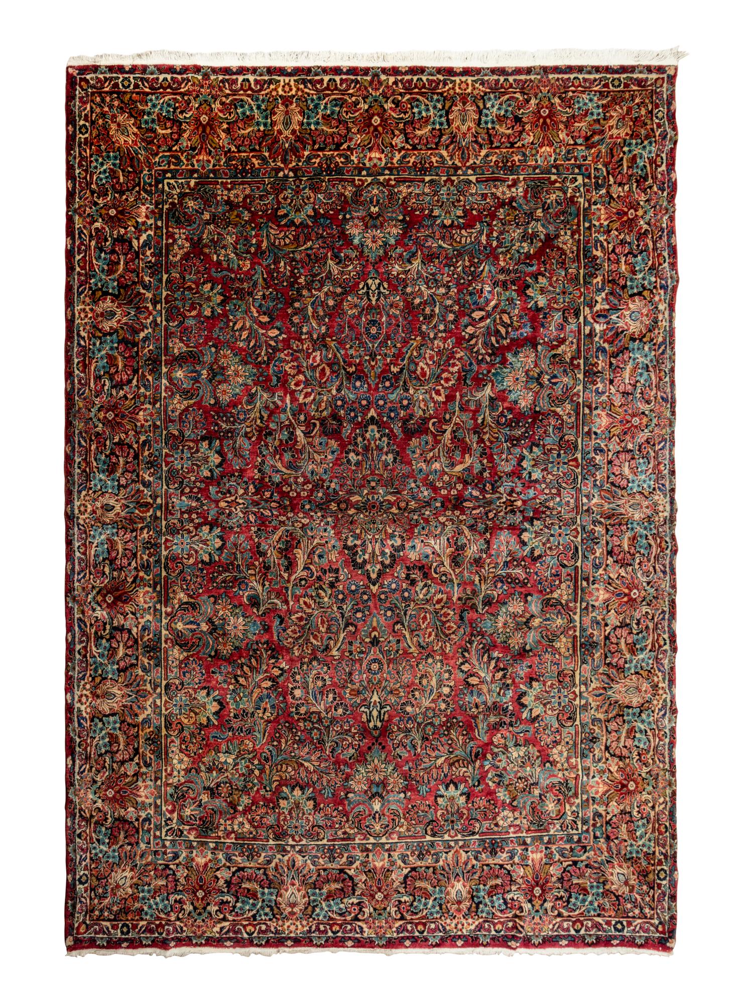 A Kirman Wool Rug