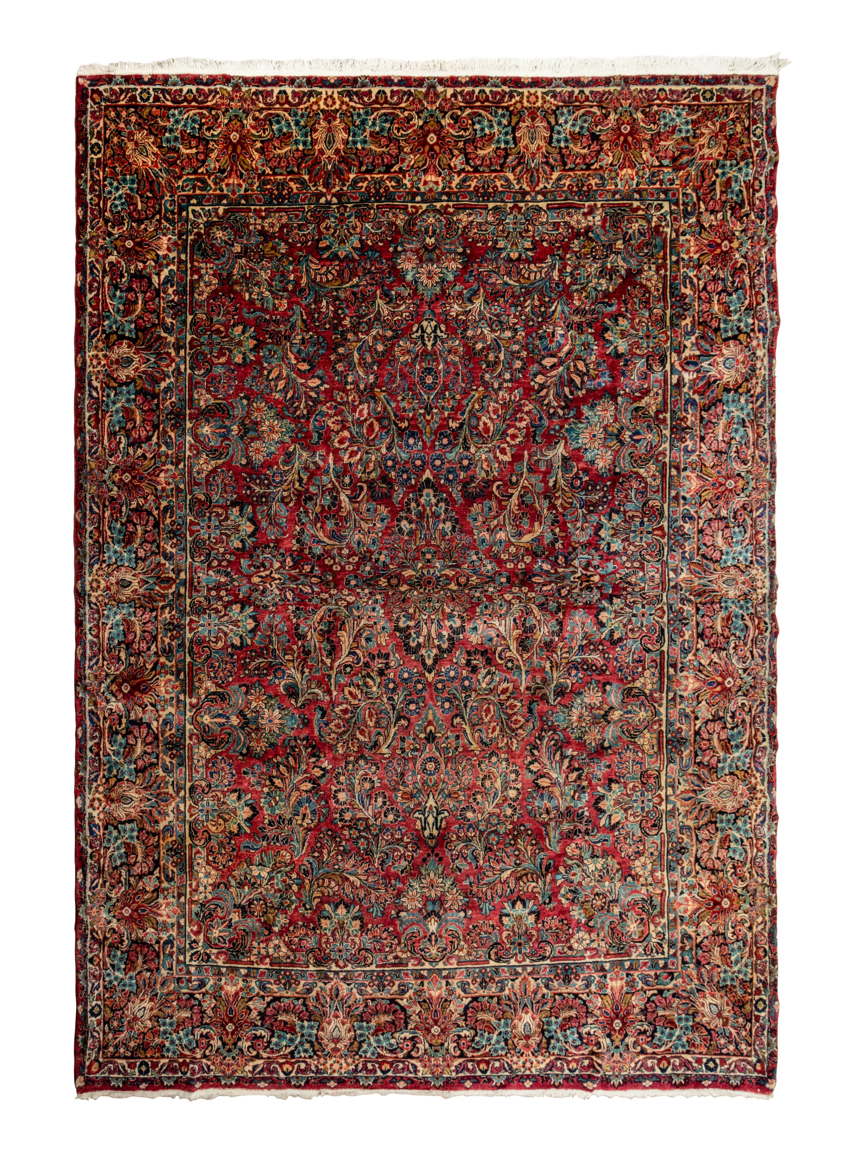 A Kirman Wool Rug