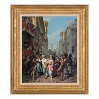 Cesare Auguste Detti (Italian, 1847-1914) — Carnival Scene, 1870