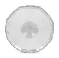 A Victorian Silver Salver