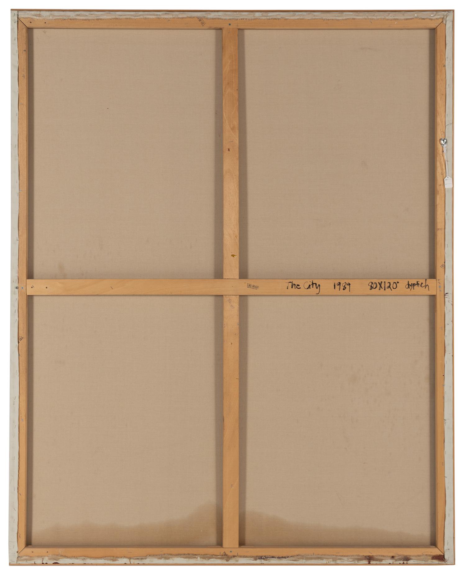 The City, 1989 (diptych)