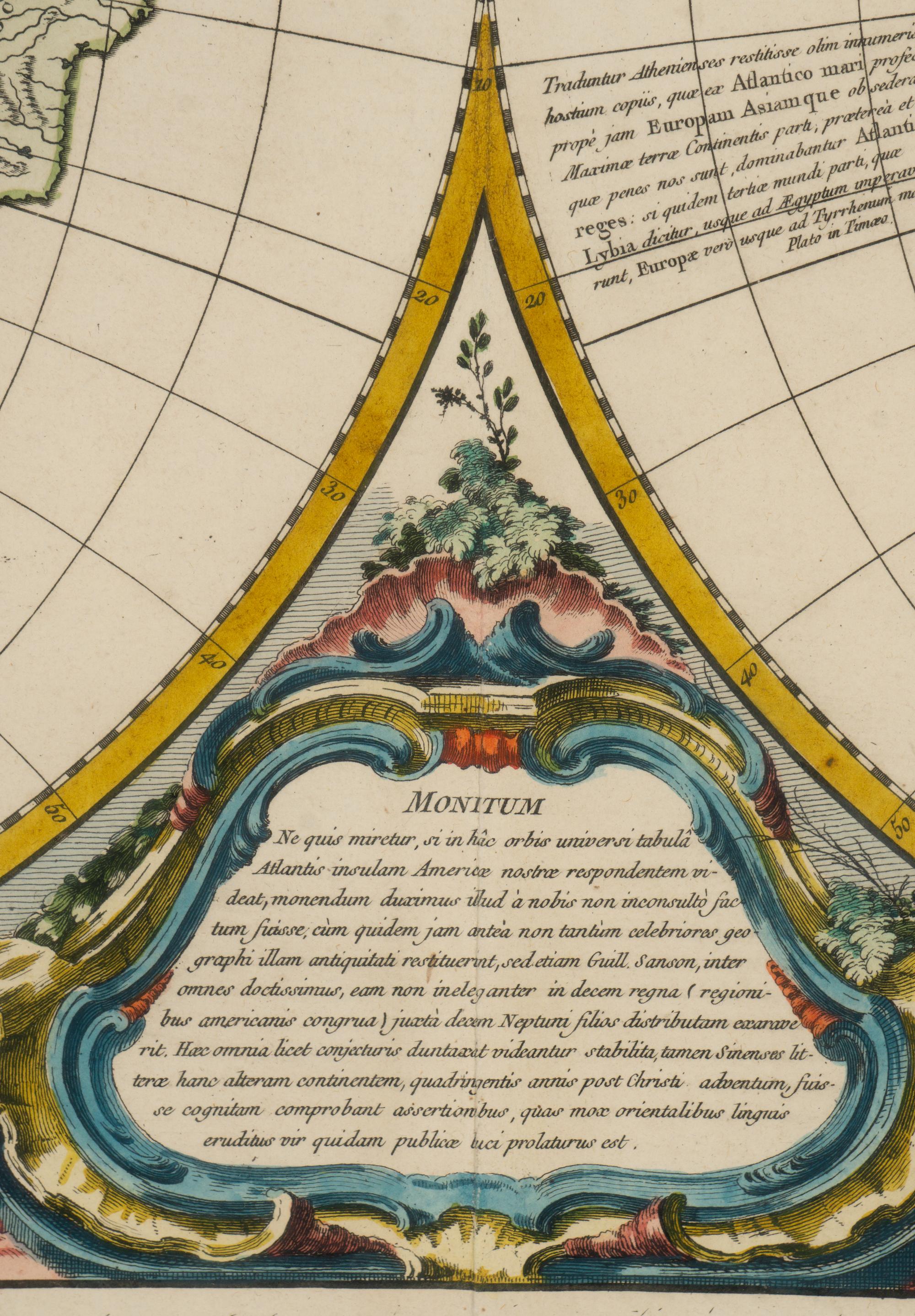 [MAPS]. ROBERT DE VAUGONDY, Gilles (1688-1766). Orbis Vetus in utraque continente... Paris, 1757.