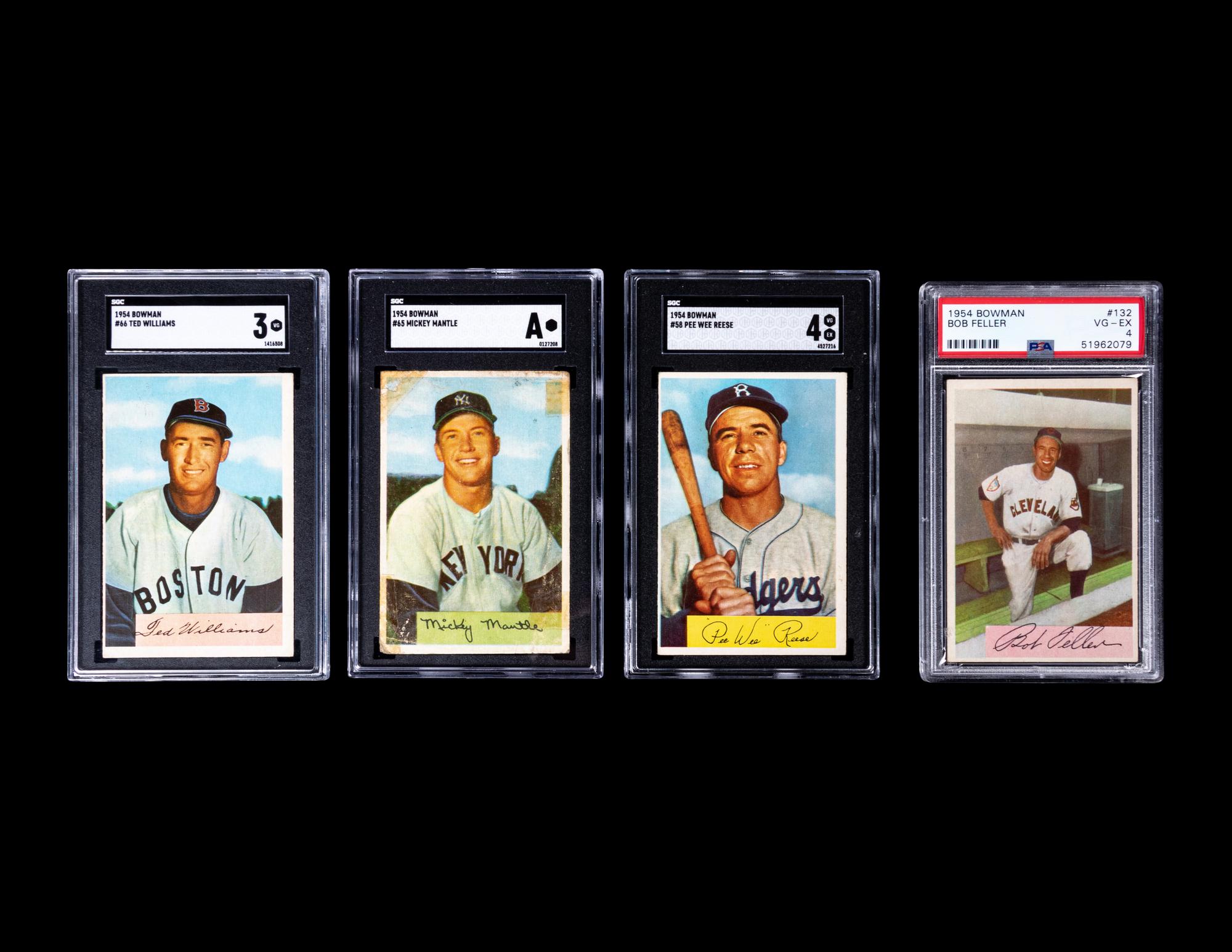 A Complete Set of 1954 Bowman Baseball Cards (224/224)