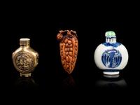 Three Chinese Snuff Bottles