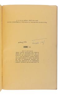 TANGUY, Yves (1900-1955); ROSEY, Guy (1896-1981). Drapeau nègre. tout un poème. Paris: Éditions Surréalistes, 1933.