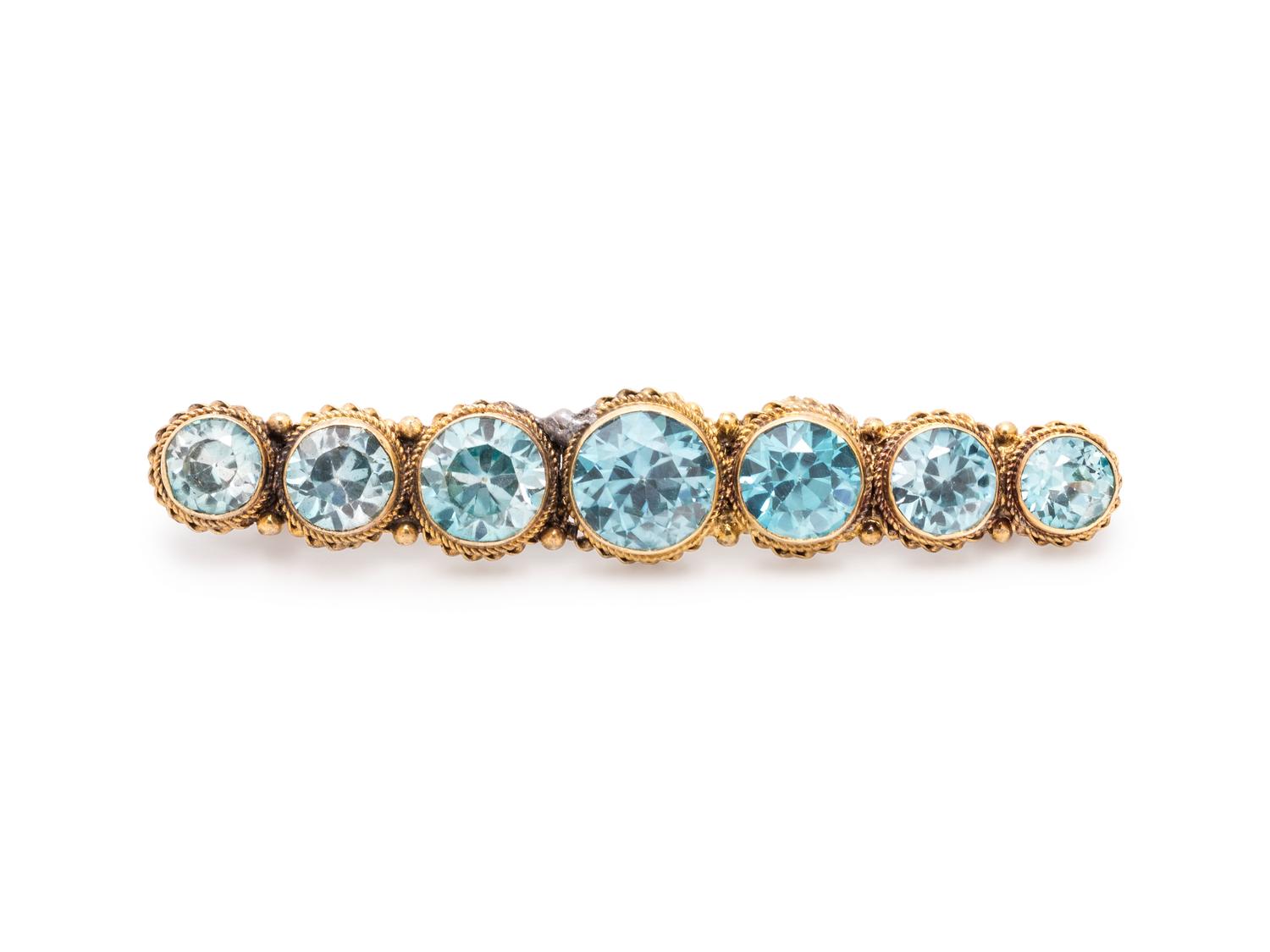 ZIRCON BROOCH