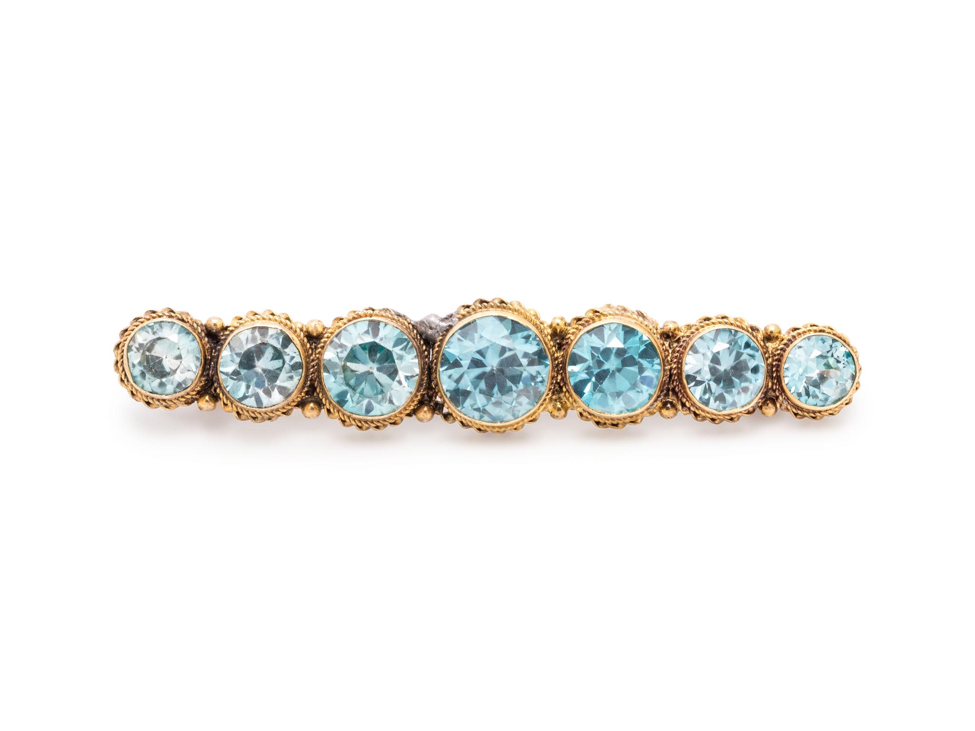 ZIRCON BROOCH