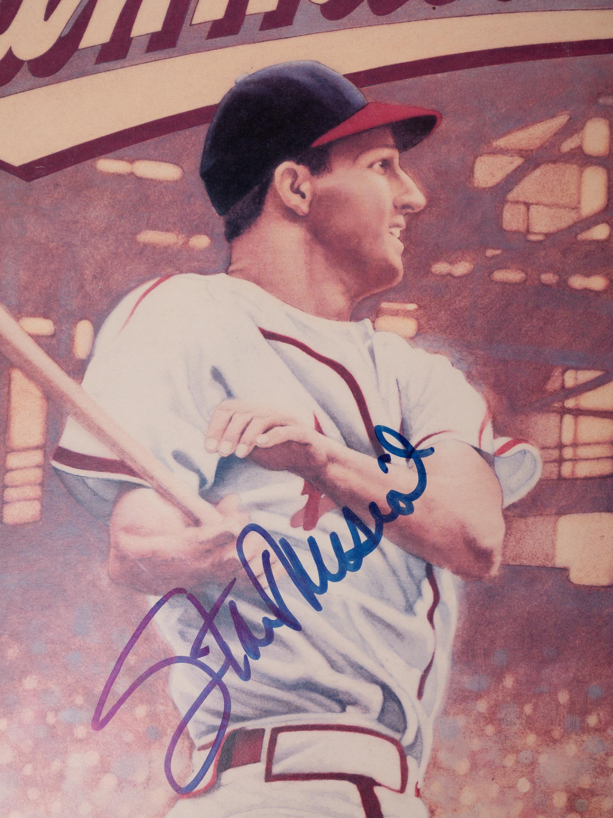 A Group of Five Stan Musial Signed Autograph Items (Beckett Authentication Services BAS Certified),
