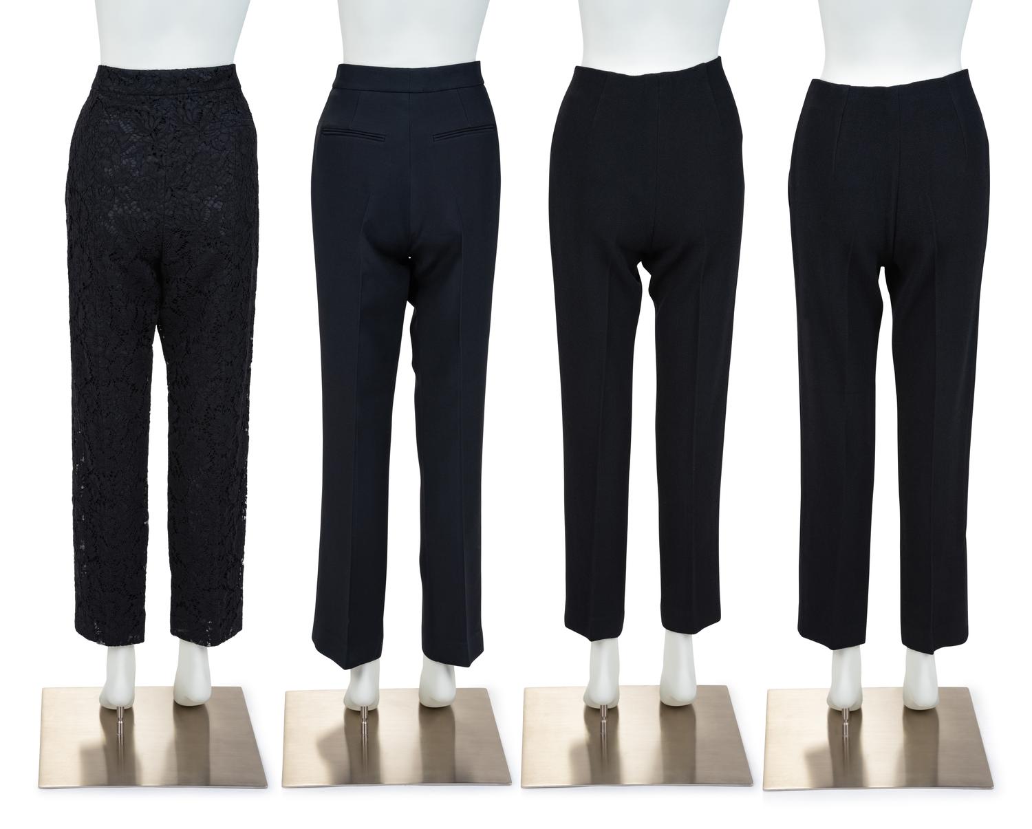 Four Designer Pants: Three Christian Dior, One Valentino, 2000-10s