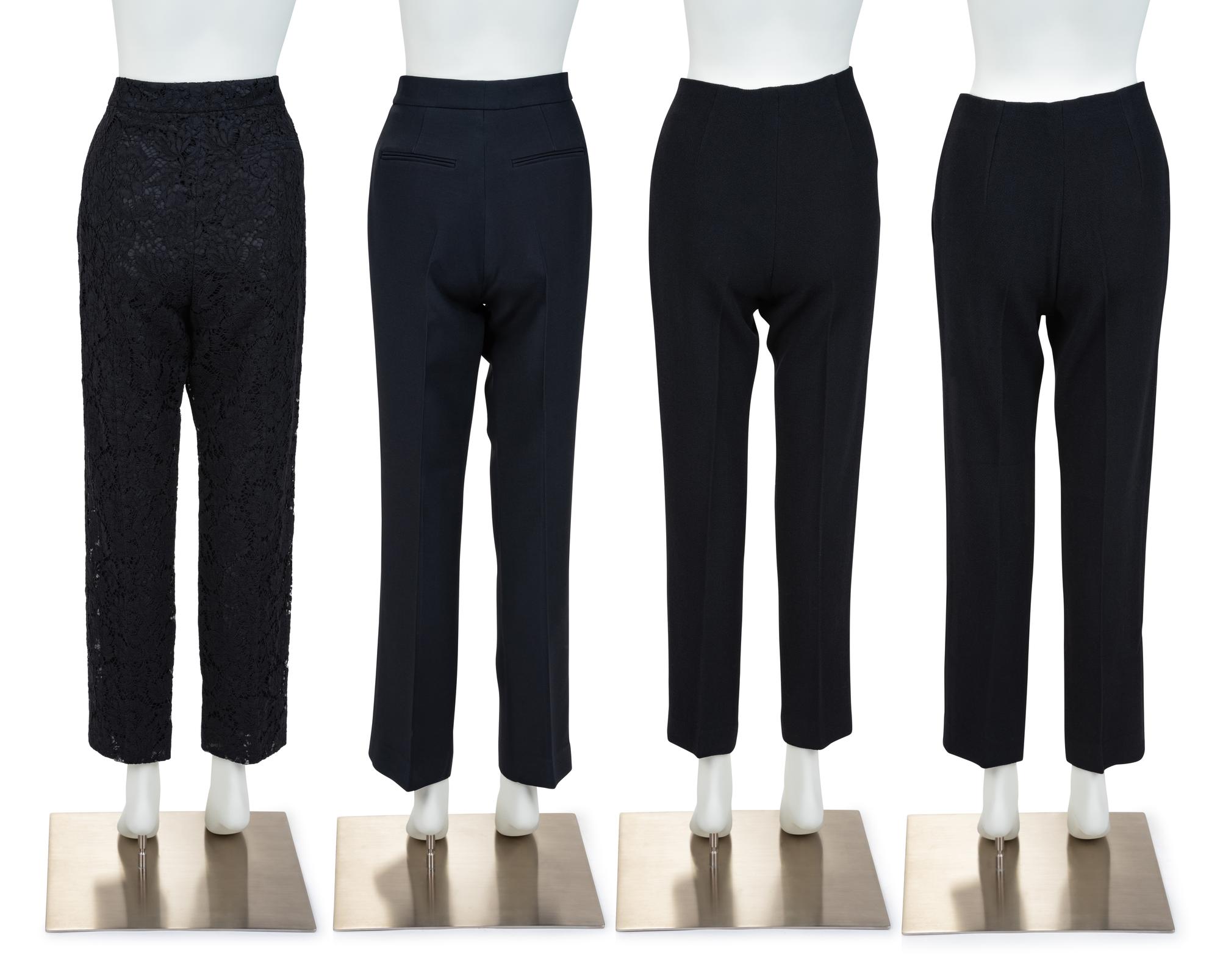 Four Designer Pants: Three Christian Dior, One Valentino, 2000-10s
