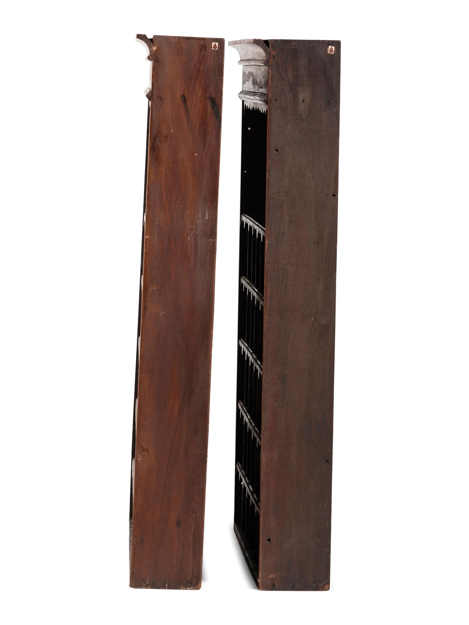A Pair of Hanging Shaving Mug Racks