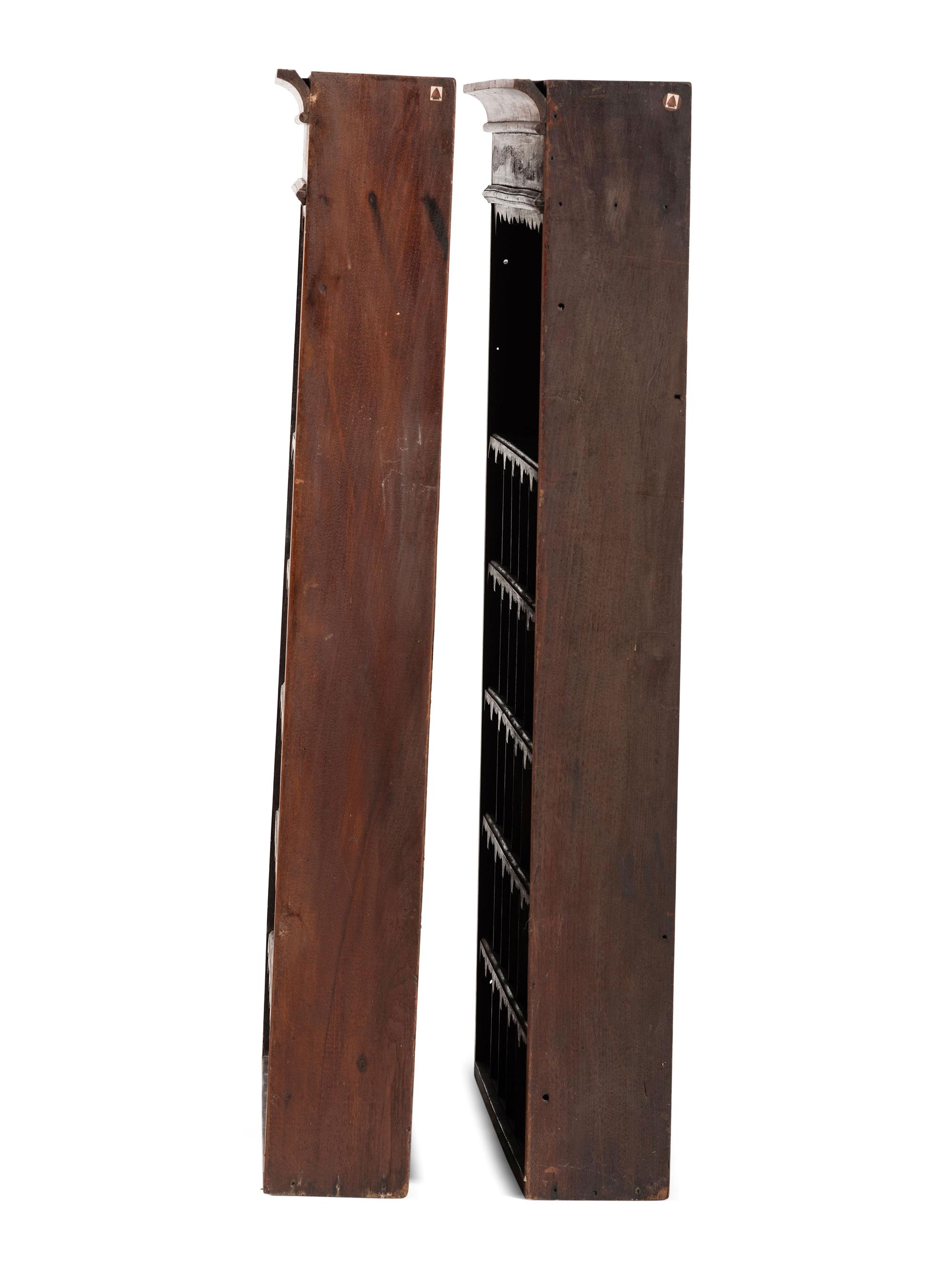 A Pair of Hanging Shaving Mug Racks