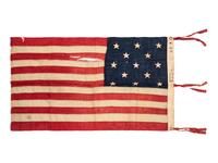 [FLAGS]. 13-star American flag. Ca late 19th-early 20th century.