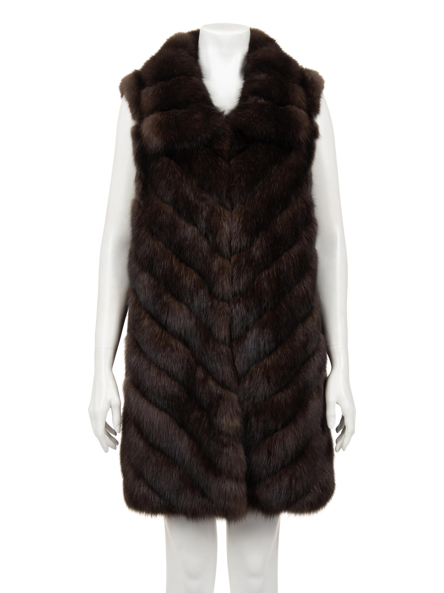 J. Mendel Sable Fur Vest