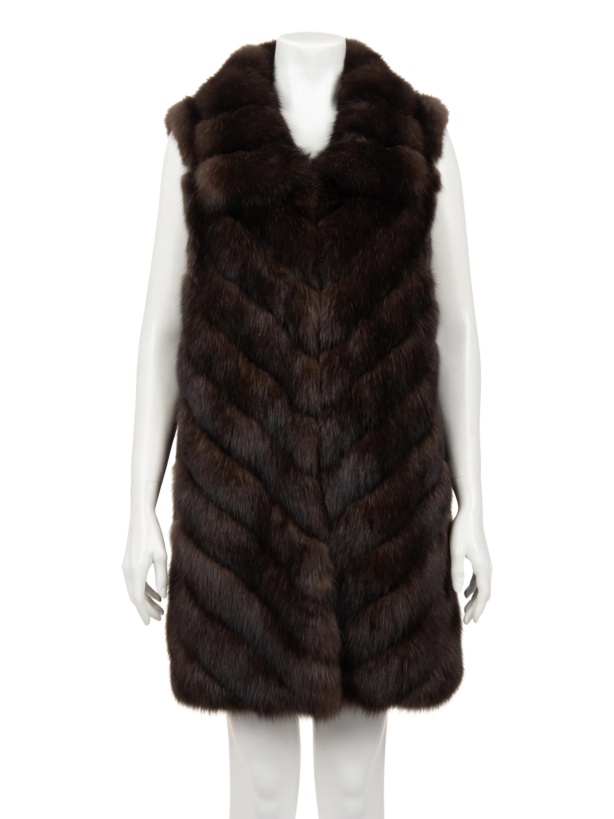 J. Mendel Sable Fur Vest