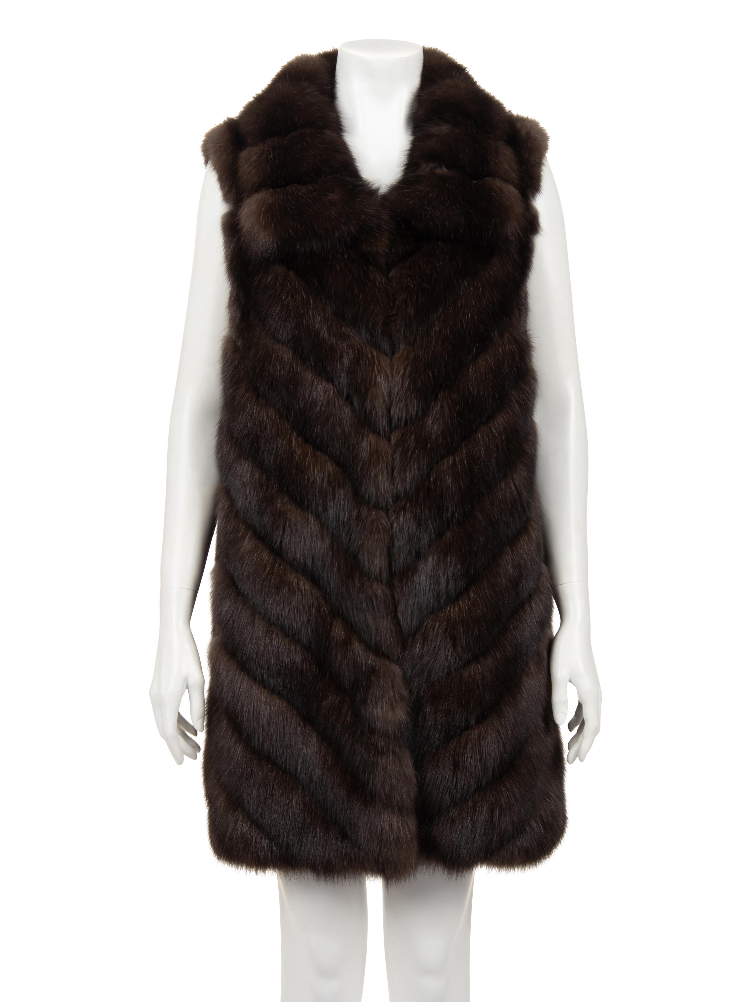 J. Mendel Sable Fur Vest