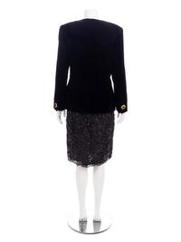 Two Givenchy Velvet Evening Ensembles, 1980-2000s