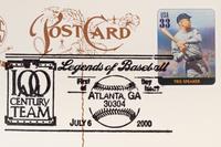 A Collection of 24 Legends of Baseball First Day of Issue Perez Steele Postcards,