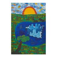 Azikiwe Mohammed (American, b. 1984) — Leroy's Swimming Hole , 2021