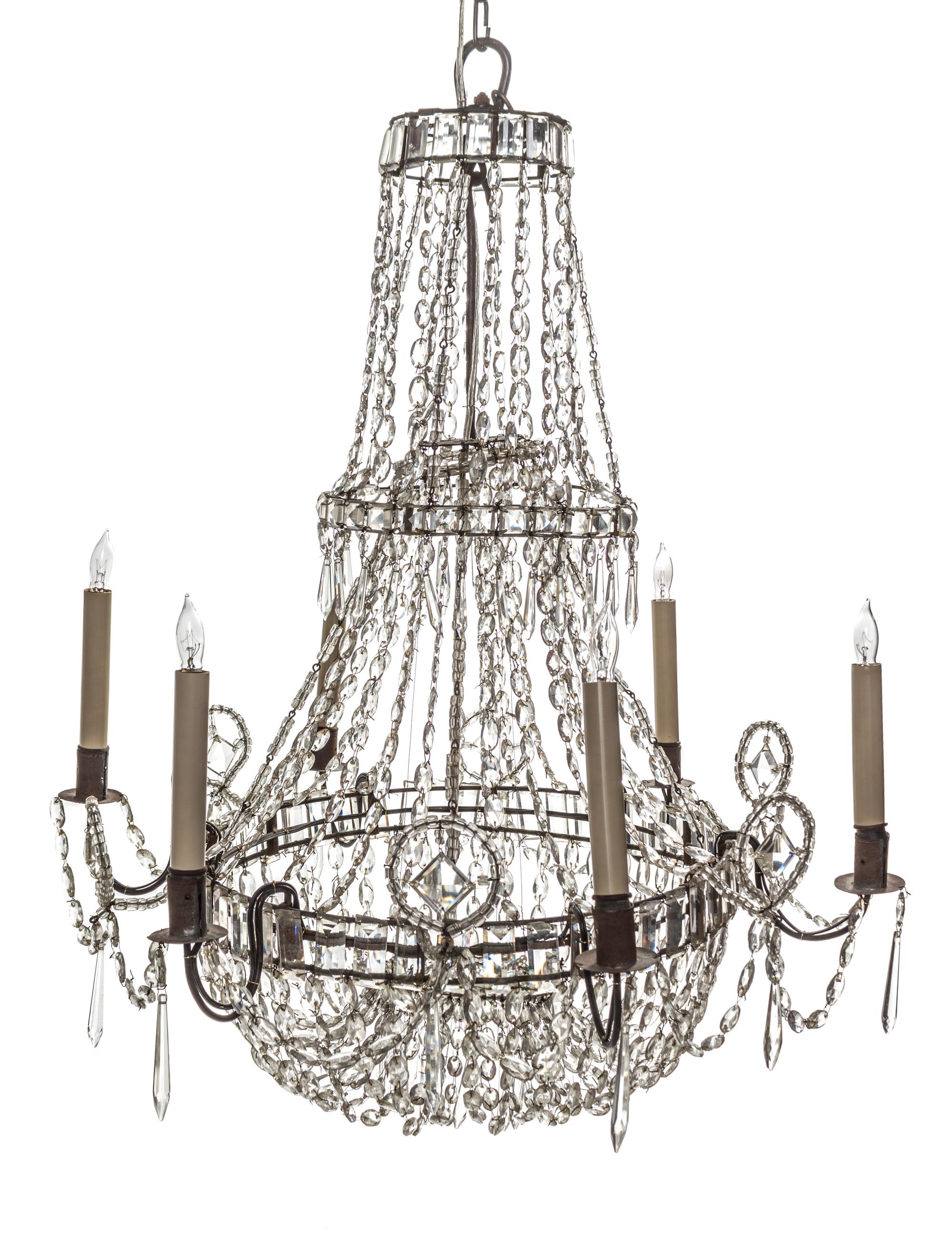 A Neoclassical Style Chandelier