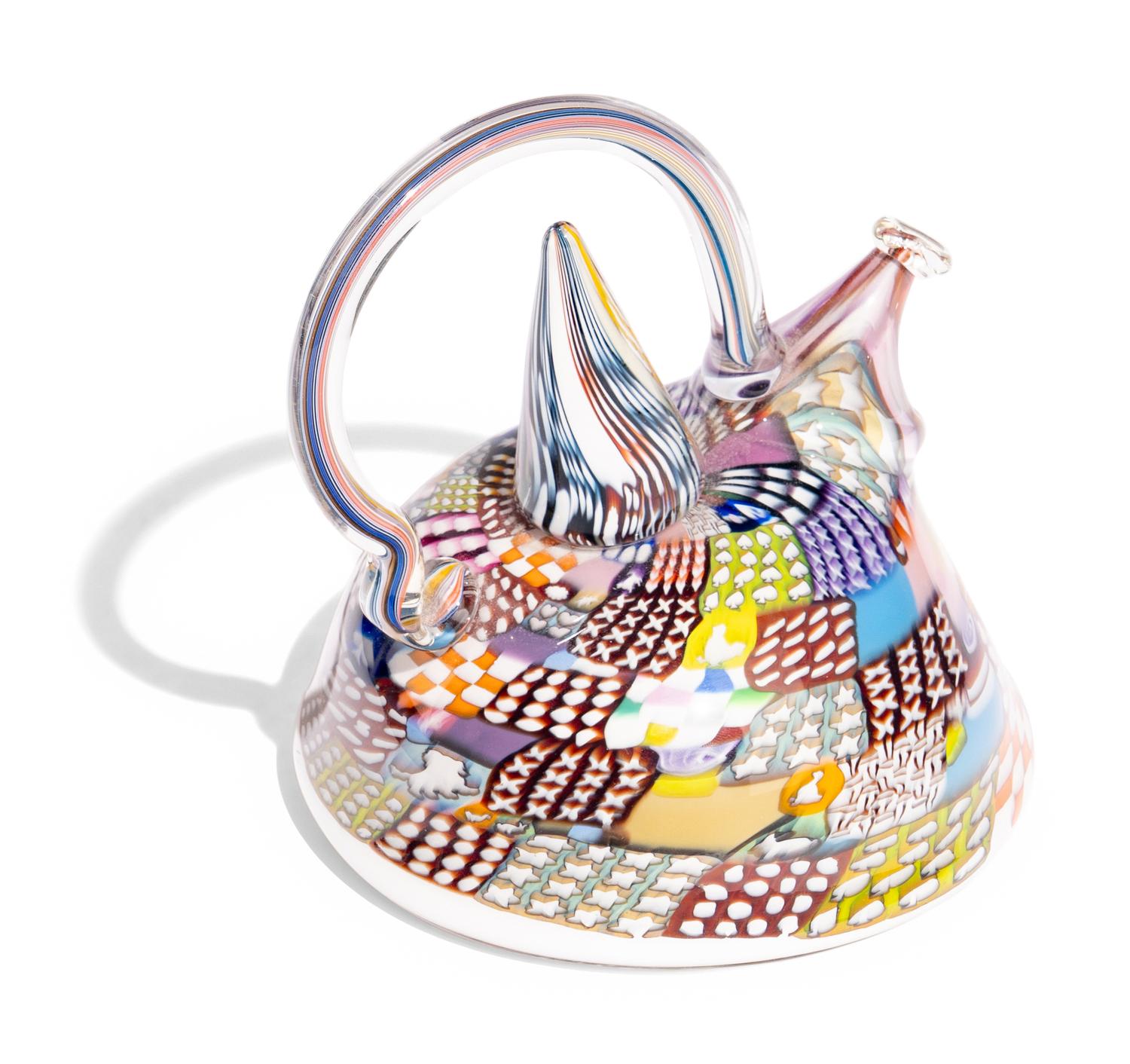 Crazy Quilt Teapot, 1984