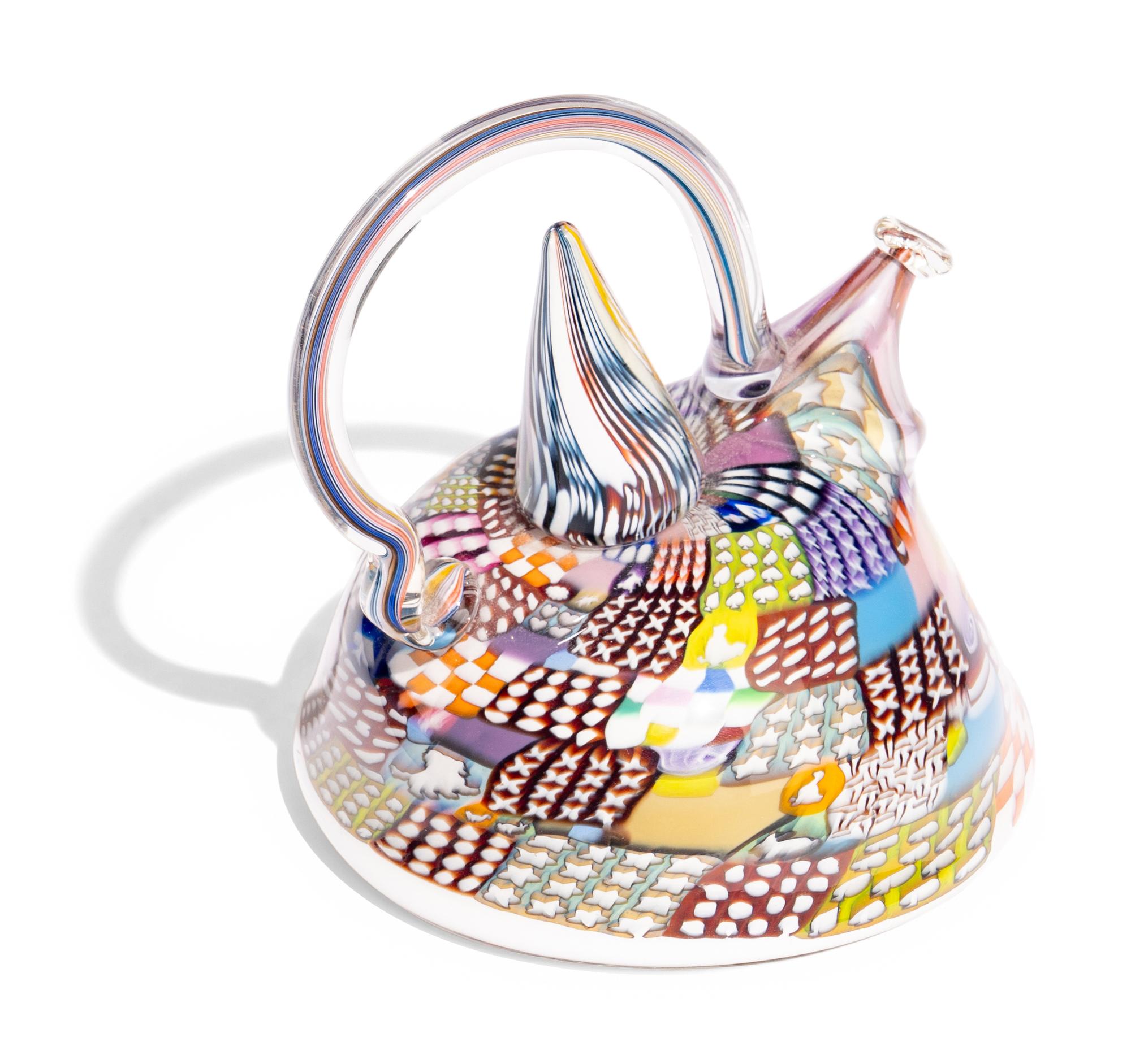Crazy Quilt Teapot, 1984