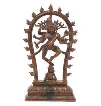 An Indian Bronze Figure of a Bodhisattva Height 9 1/2 inches.