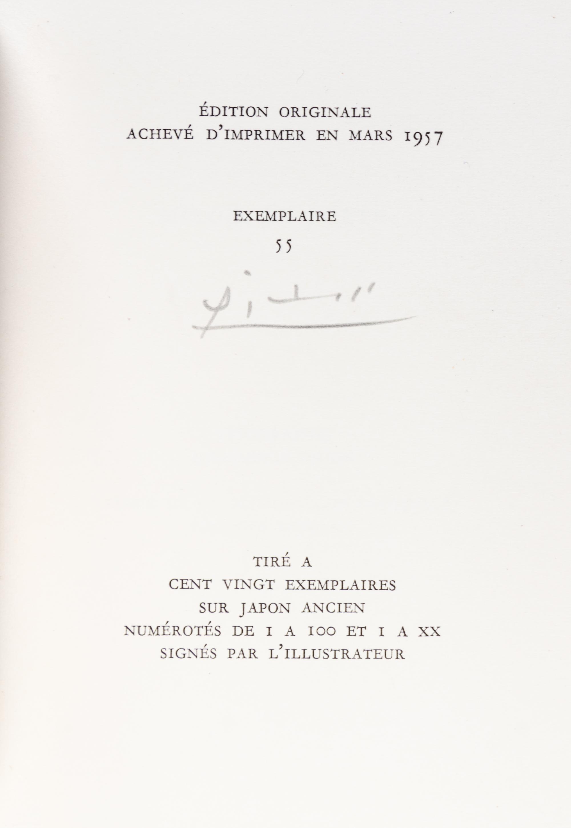 (PICASSO, PABLO) ARTAUD, ANTONIN. Autre chose que l'enfant beau. Paris, 1957. Limited, signed.