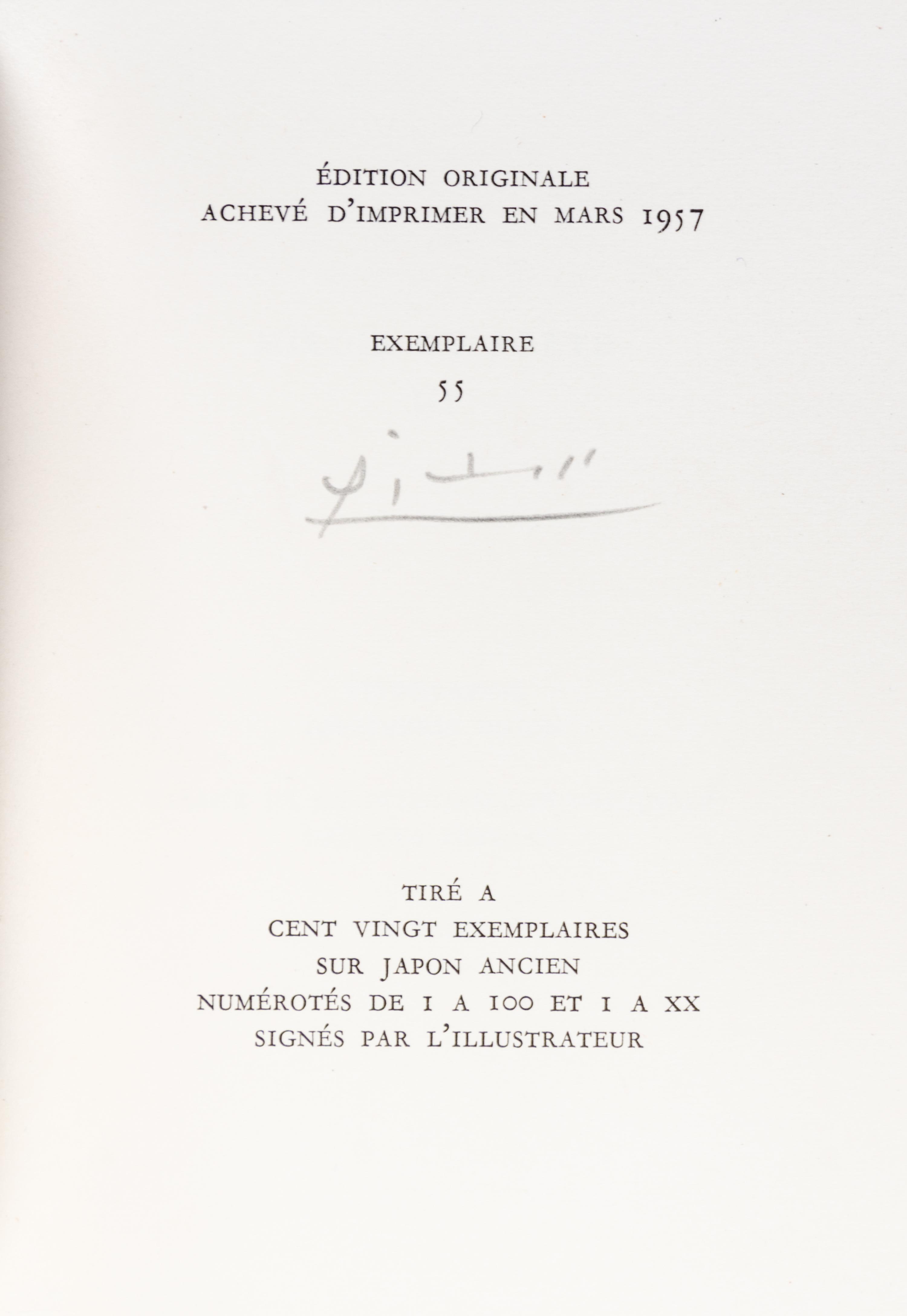 (PICASSO, PABLO) ARTAUD, ANTONIN. Autre chose que l'enfant beau. Paris, 1957. Limited, signed.