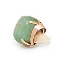 BERYL AND ROSE GOLD RING