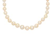 CULTURED PEARL AND DIAMOND NECKLACE