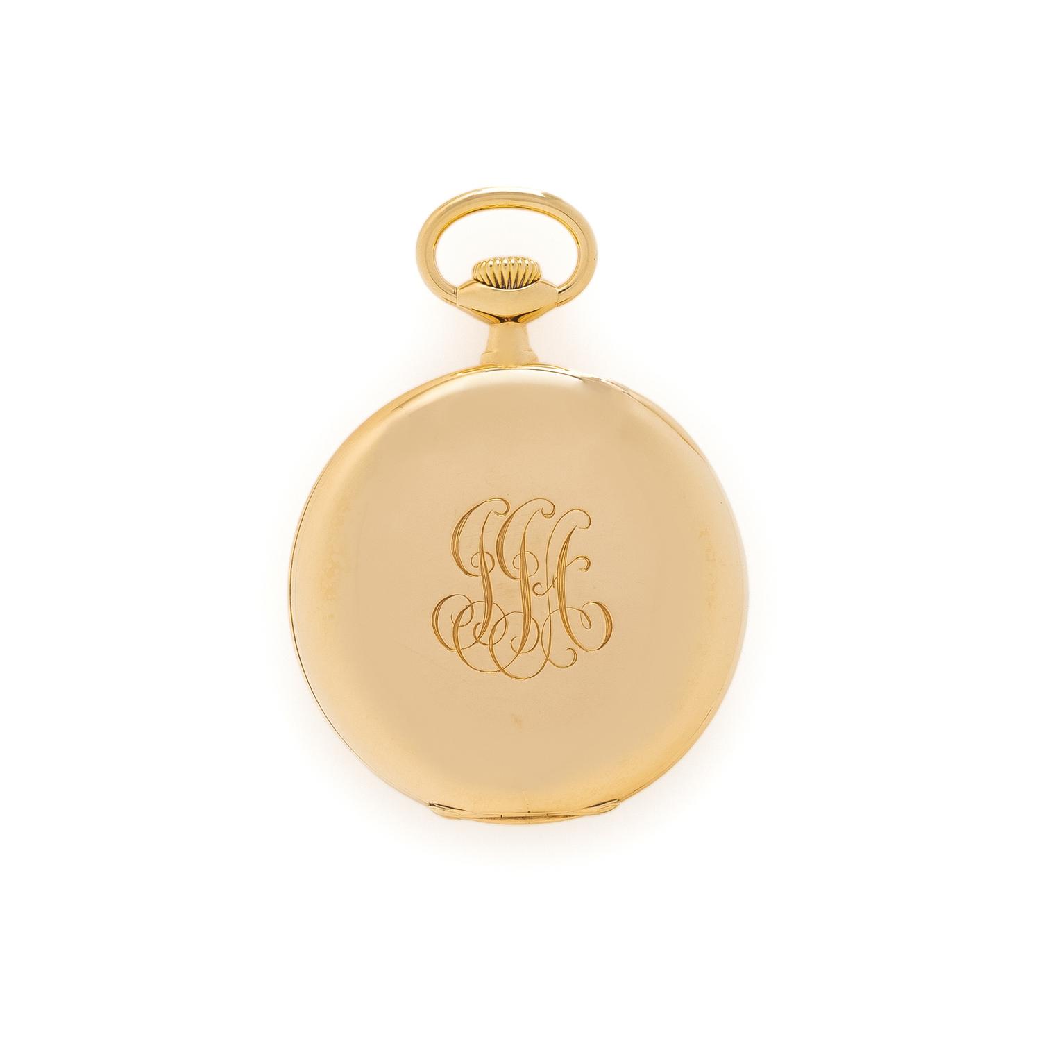 John Jacob Astor IV's Patek Philippe for Tiffany & Co., 18K Yellow Gold Pocket Watch