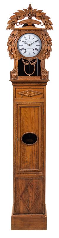 A French Provincial Tall Case Clock Height 97 1/2 inches. — NORMANDY, 19TH CENTURY