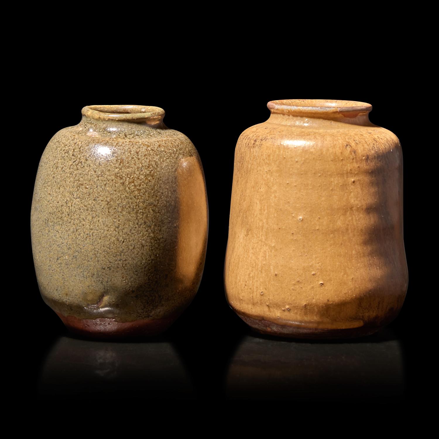 Two Japanese Tea Caddies, Chaire , Three Boxes, and Two Additional Covers, the Chaire 18th/19th Century