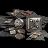 Navajo Silver Pill Boxes and Ash Trays