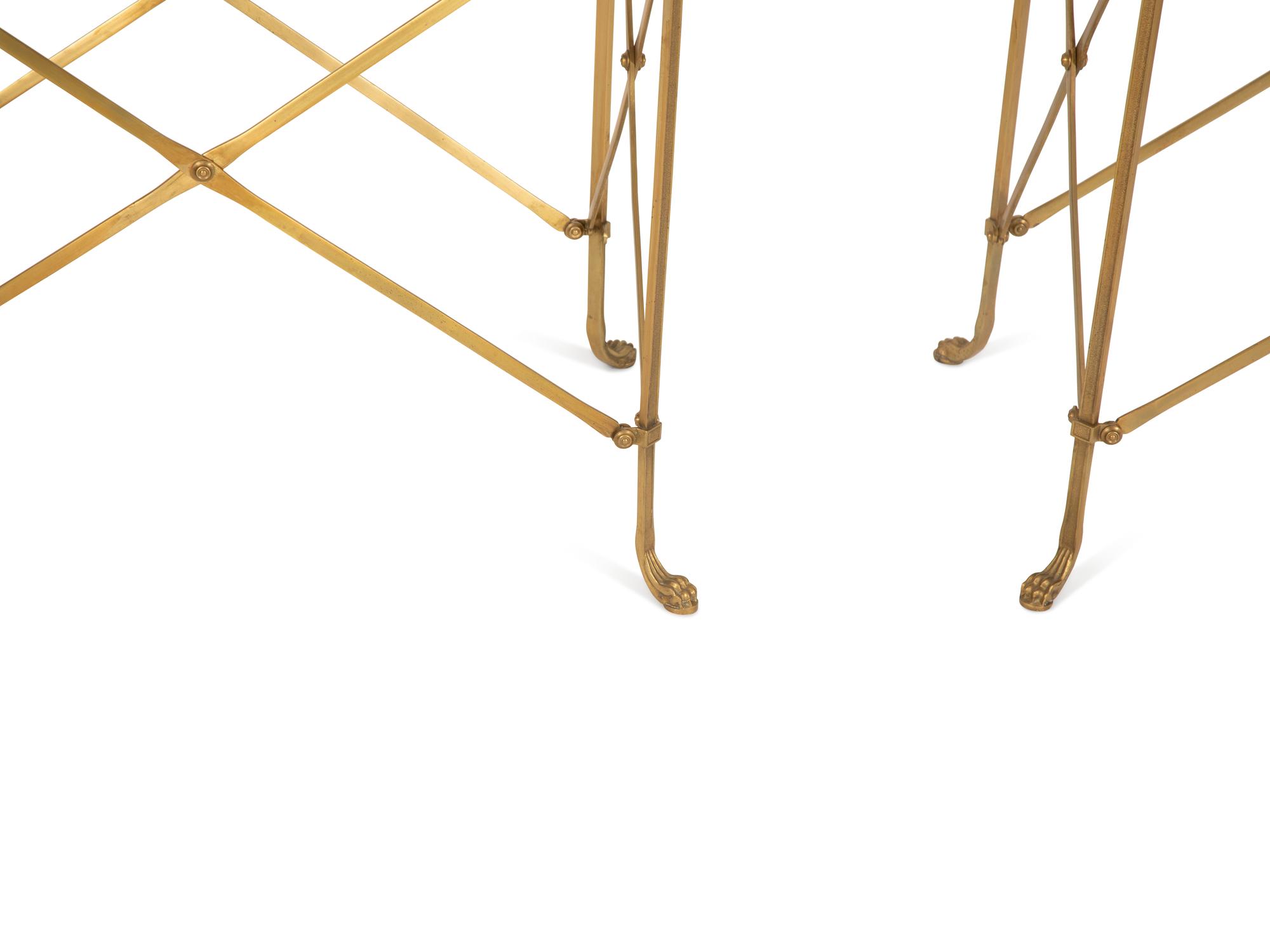 A Pair of Neoclassical Style Side Tables in the Manner of Maison Jansen