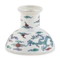 A Chinese Doucai Porcelain Flower Vase