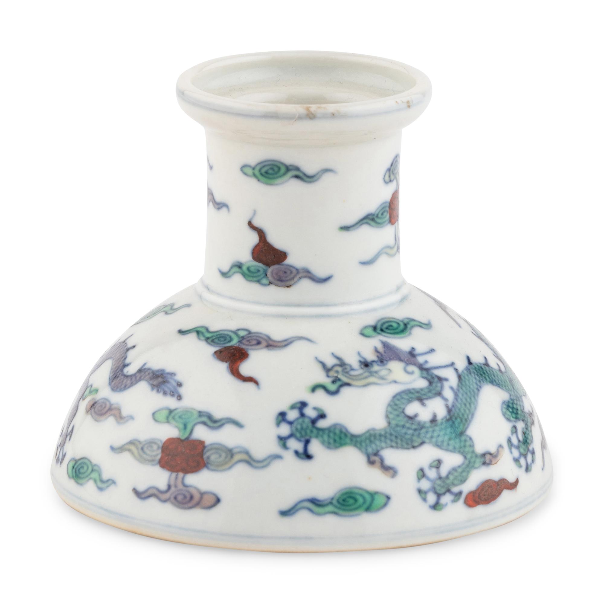 A Chinese Doucai Porcelain Flower Vase