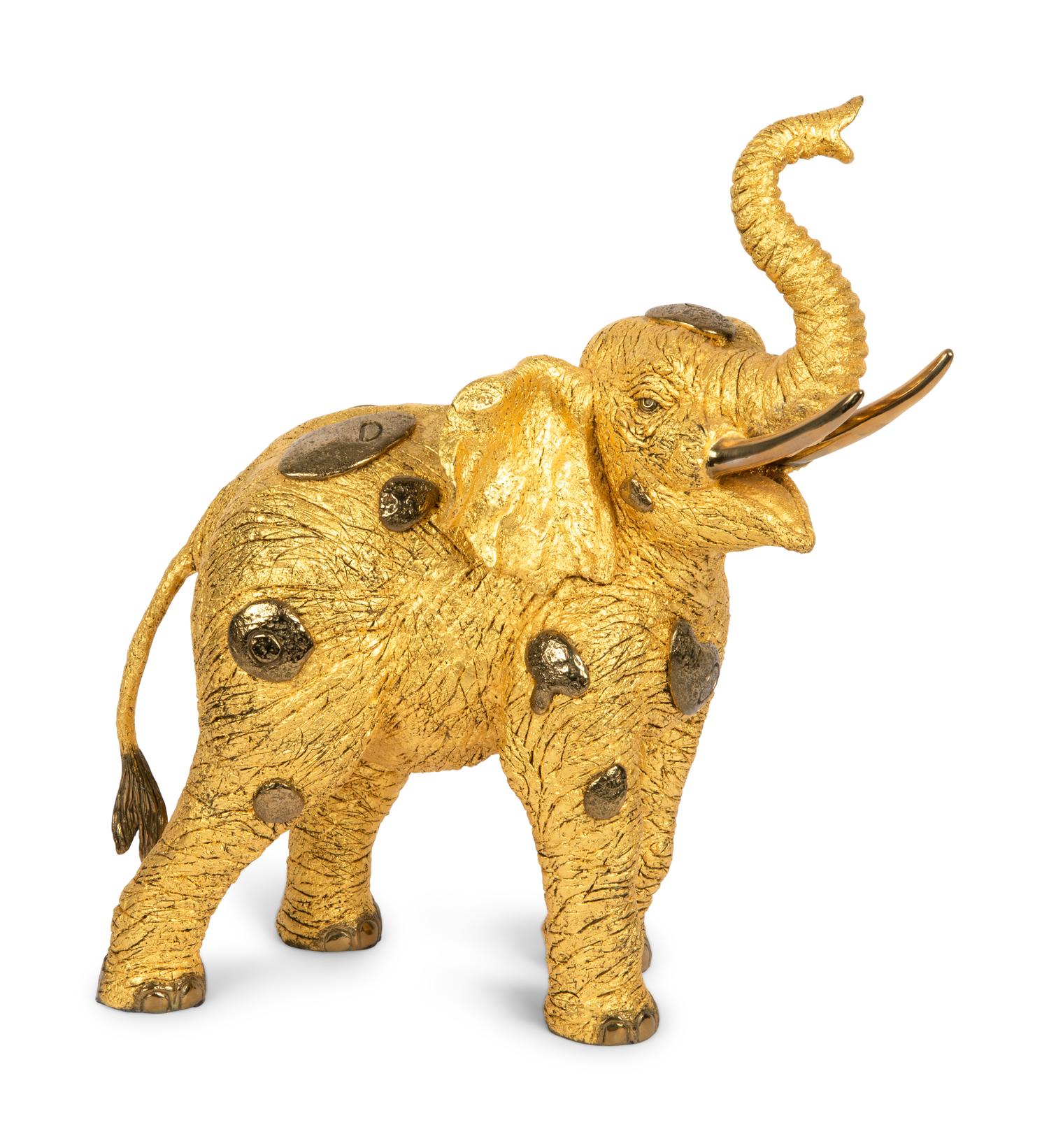Gilt Bronze Elephant , 1994